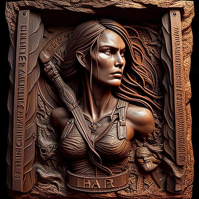 3D model Tomb Raider 2 I game (STL)